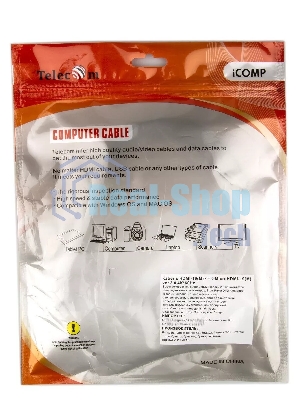 Кабель VCOM/TELECOM HDMI-19M -- MicroHDMI-19M ver 2.0+3D/Ethernet,1m Telecom TCG206-1M