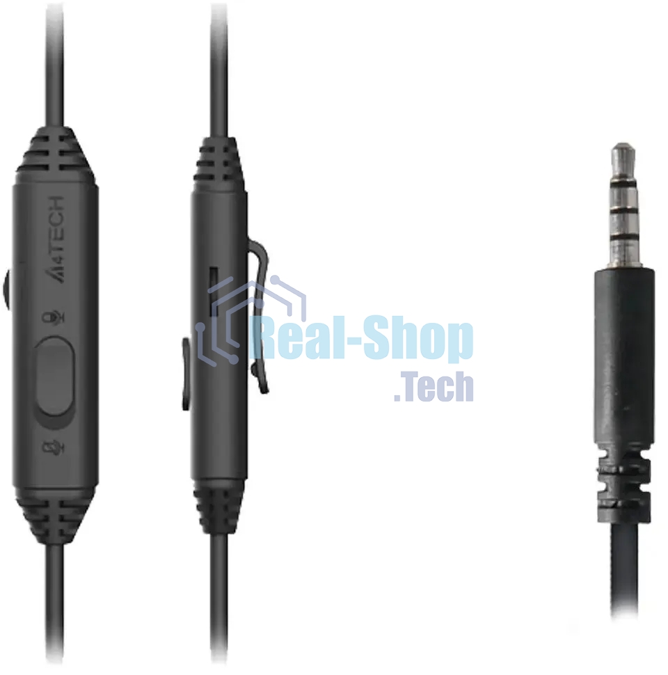 Гарнитура проводная с микрофоном A4Tech Fstyler FH100i черный 1.8м накладные оголовье (FH100I)