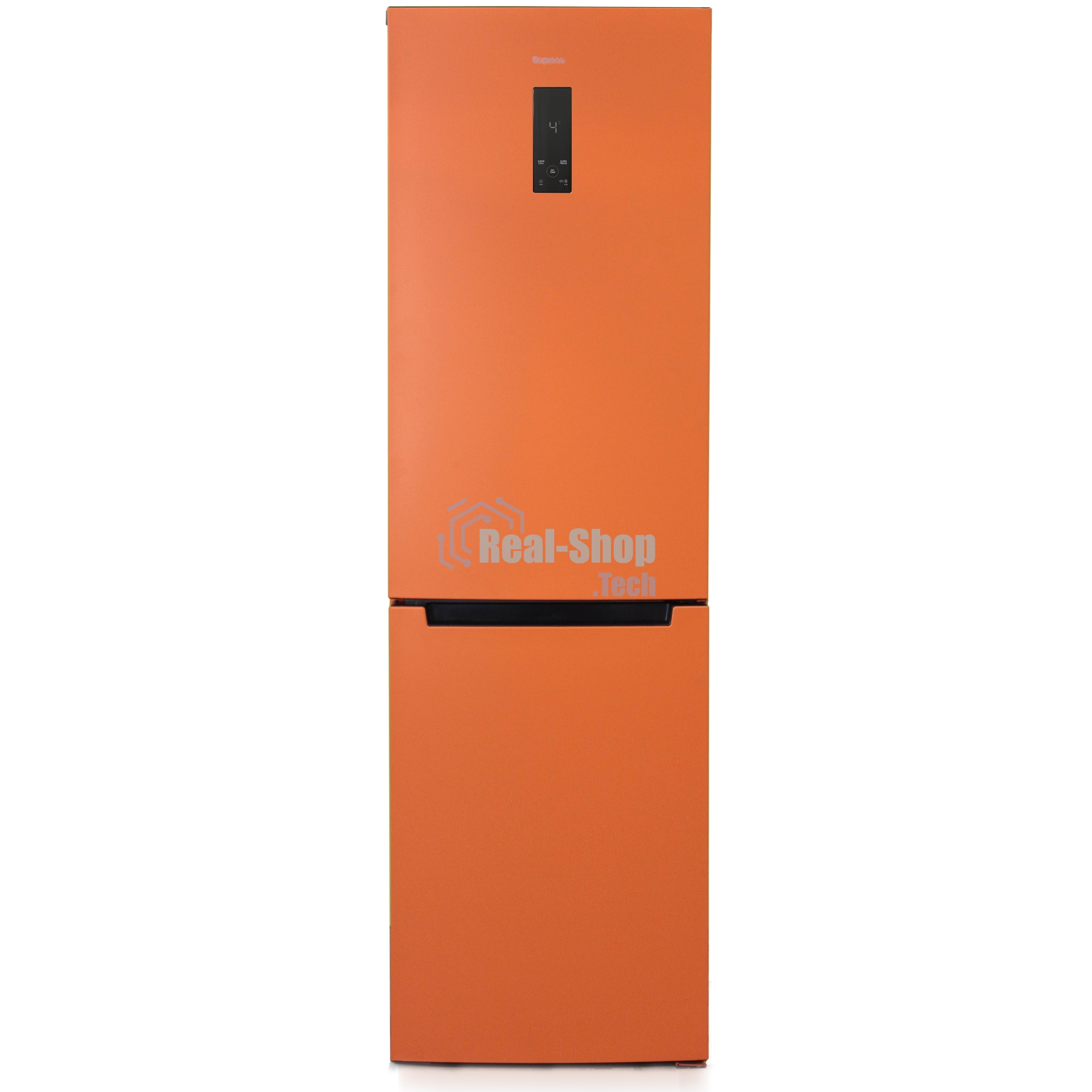 Холодильник Бирюса Б-T980NF оранжевый двухкамерный 240/130 л морозильник снизу, No Frost
