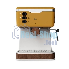 Кофеварка эспрессо BQ CM2006 желтый, исп. кофе - молотый, 1.7 л, 850 Вт, 20 бар
