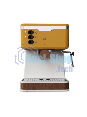 Кофеварка эспрессо BQ CM2006 желтый, исп. кофе - молотый, 1.7 л, 850 Вт, 20 бар