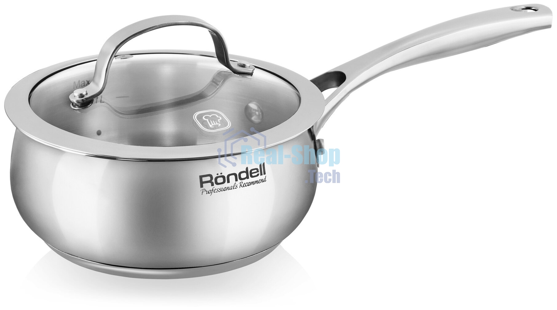 Ковш Rondell Calypso RDS-1670 1.5 л. d=16 см (с крышкой) сталь