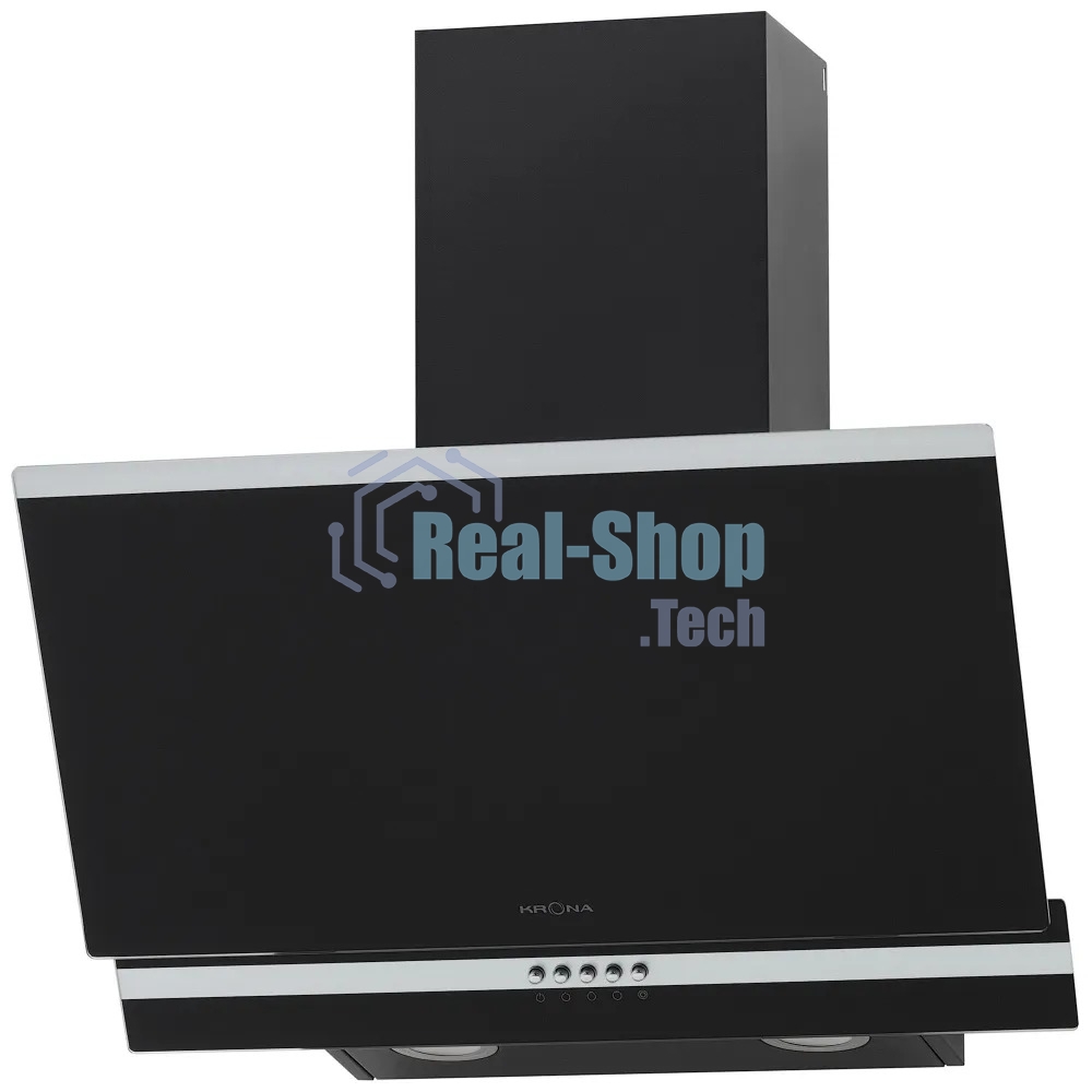 Вытяжка наклонная Krona Irma A 600 Black PB черный, 59.5 см, 1000 куб. м/ч, 62 дБ