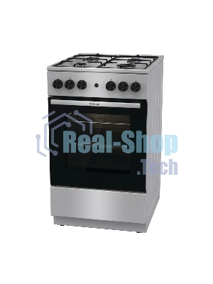 Плита газовая Gorenje GGI5A21XJ серебристый, конфорок 4 газовых, духовка 61 л, 50 см x 85 см x 59.4 см