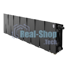 Радиатор биметаллический Royal Thermo PianoForte 200 черный VR80- 14 секц.
