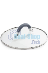 Кастрюля LARA LR02-483 BELL 22x12,5 см, 4,7 л, нержавеющая сталь 316L (хром/никель/молибден), индукционное дно, силиконовая ручка, стеклянная крышка