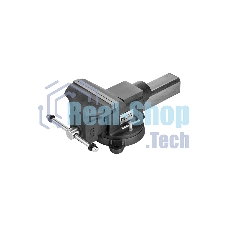 Тиски слесарные Denzel BVH-200, 200 мм, поворотные, стальная направляющая, с наковальней