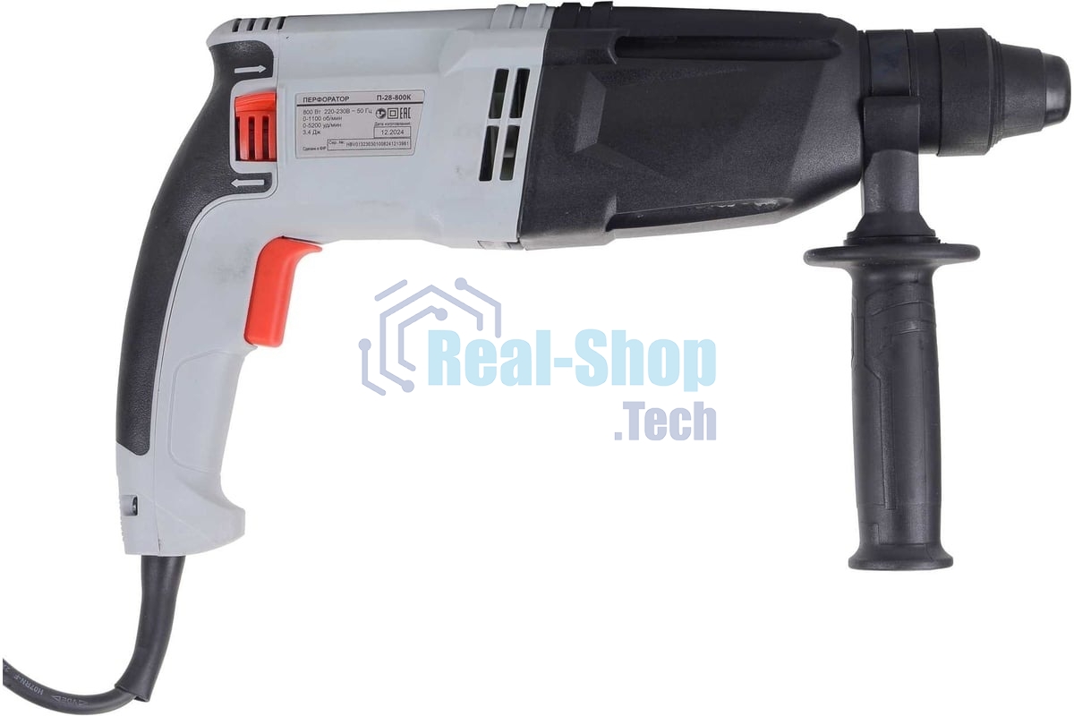 Перфоратор Ресанта П-28-800К патрон:SDS-plus уд.:3.4Дж 800Вт (кейс в комплекте)