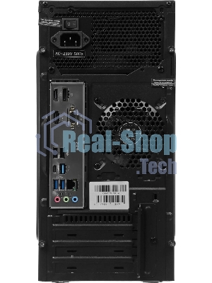 Компьютер Amur Нарвал B7I21 MT i3 12100 (3.3) 16Gb SSD 256Gb UHDG 730 FreeDOS GbitEth 400W мышь клавиатура черный (RUS) (2147002)