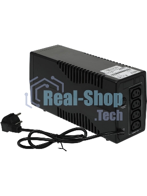 Источник бесперебойного питания ExeGate Power Back BNB-600.LED.AVR.C13.RJ / 600 ВА / 360 Вт / 4 x IEC 320 C13