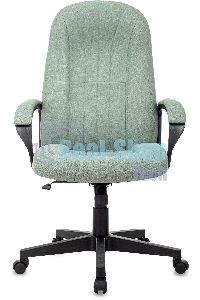 Кресло руководителя Бюрократ T-898AXSN зеленый 38-407, крестовина пластик