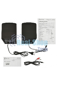 Акустическая система Oklick OK-164 2.0 черный 30Вт