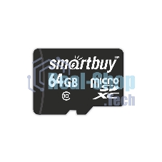 Флеш карта micro SDXC Smartbuy 64Gb Class 10 (без адаптера)