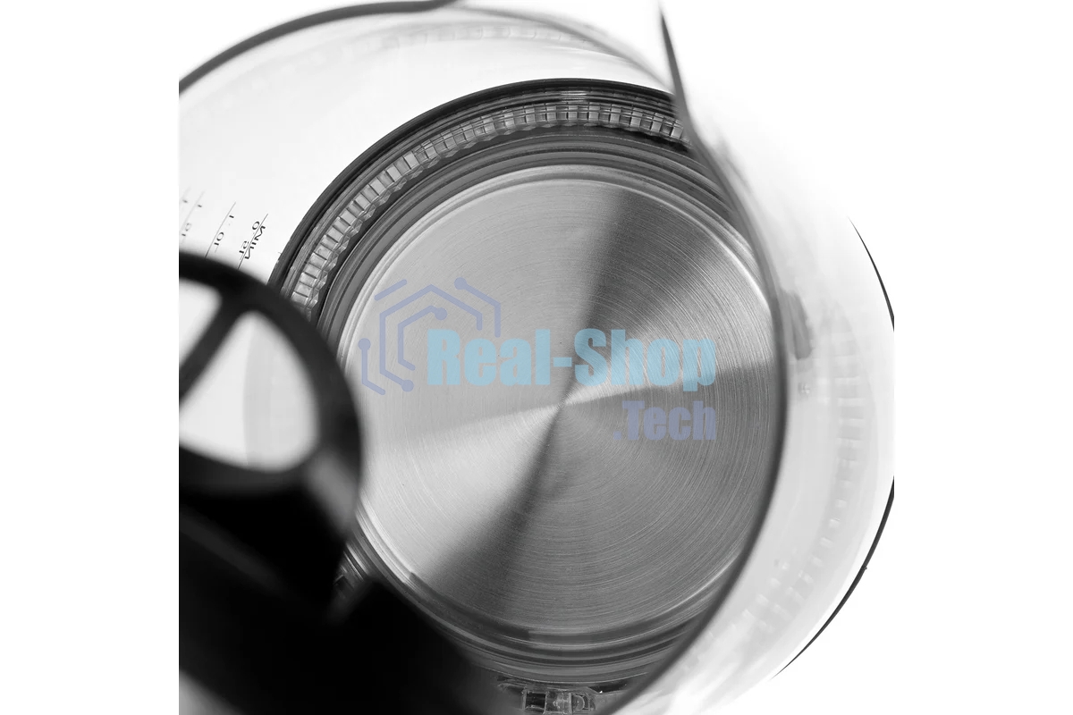 Чайник электрический BRAYER BR1040BK 2220Вт, 2 л, стекл., черный.