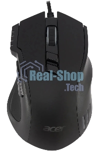 Мышь проводная Acer OMW150 черный, 4800 dpi, USB, кнопки - 8