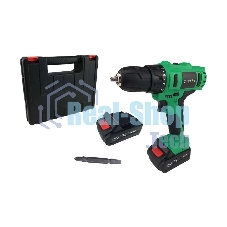 Дрель-шуруповерт Zitrek Greenpower 12-Li 063-4074, 12 В, 1,5 Ач, 32 Нм, щеточный