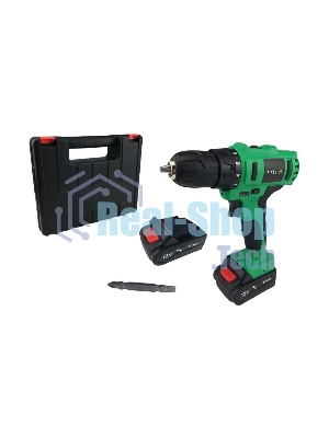 Дрель-шуруповерт Zitrek Greenpower 12-Li 063-4074, 12 В, 1,5 Ач, 32 Нм, щеточный