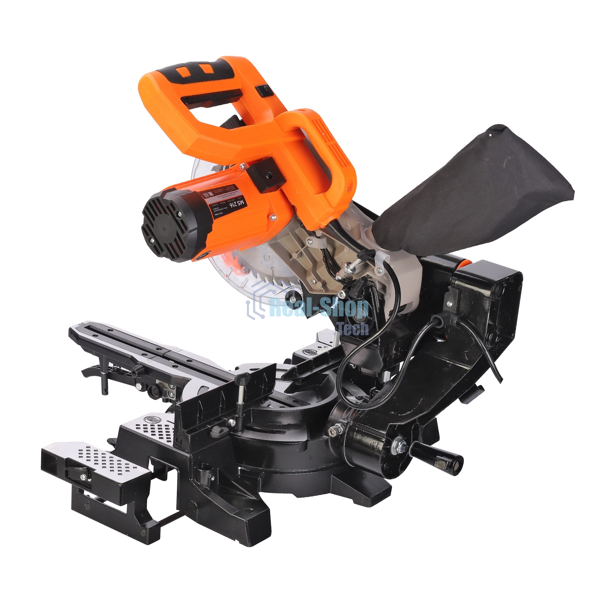 Пила торцовочная PATRIOT MS 216, мощность 1500Вт, пильный диск 216мм, функция протяга,лазерный маркер