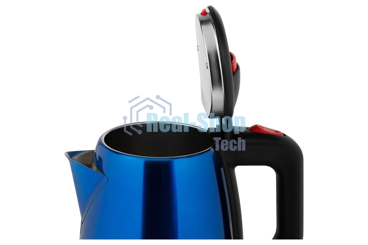 Чайник электрический Homestar HS-1003 1.8л нержавейка, синий