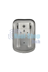 Дозатор для жидкого мыла из нерж. стали Puff-8705 хром, 500 мл, 17х12х12 см с ключом