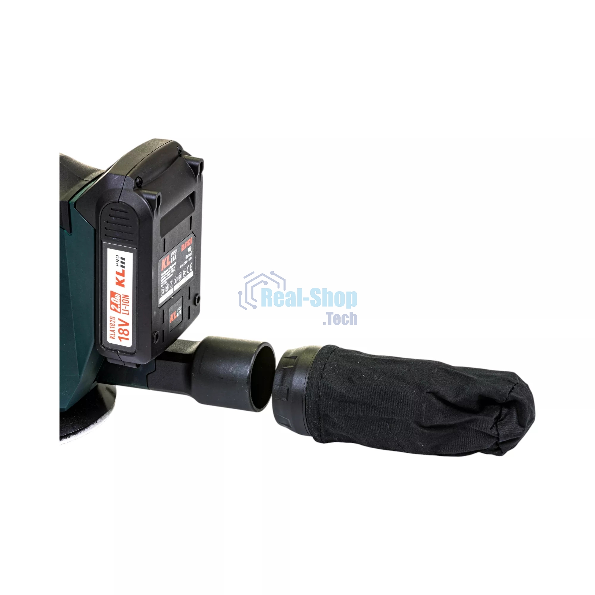 Эксцентриковая шлифовальная машина аккумуляторная KLPRO KLEZ18-20 (18В, Li-ion-2шт, 2.0А·ч, ЗУ 2,4А)
