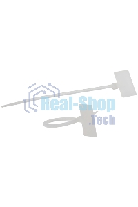 Хомут кабельный 2.5х110 с площадкой для маркировки 21х10 NO-225-318 белый (уп. 50 шт) Эра