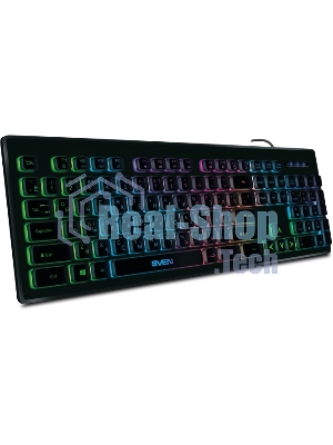 Клавиатура SVEN KB-C7500EL проводная, USB Type-A, чёрный
