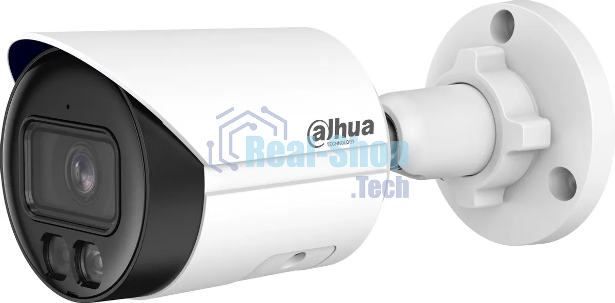 Камера видеонаблюдения Dahua DH-IPC-HFW2249SP-S-IL-0280B-S2, IP, 2 Мп, 2.8-2.8 мм, белый