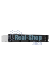 Сетевое хранилище без дисков SMB QNAP TS-1232PXU-RP-4G 12-Bay quad-core 64-bit AL324 1.7 GHz rackmount NAS with 250W redundant PSU, 4Gb DDR4 UDIMM RAM (max 1x16GB), SATA 6Gb/s, 2x 10GbE SFP+ LAN, 2x2.5 GbE LAN, 1x PCIe Gen2 x2 slot. W/o RAIL-B02