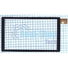 Сенсорное стекло (тачскрин) для DNS AirTab E73. черное