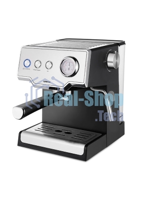 Кофеварка рожковая Centek CT-1167 черный/серебристый, исп. кофе - молотый, 1.6 л, 850 Вт, 20 бар