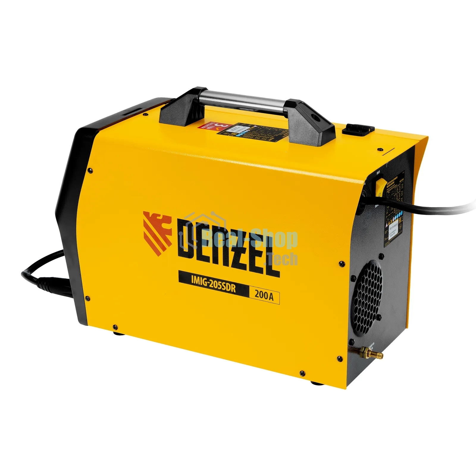 Аппарат инвертор. полуавтомат. cварки Denzel IMIG-205SDR, 200 А, ПВ 60%, катушка 5 кг