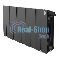 Радиатор биметаллический Royal Thermo PianoForte 300 черный VR80 - 10 секц.