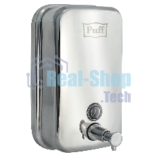 Дозатор для жидкого мыла из нерж. стали Puff-8608, хром, 800 мл, глянцевый, 19х12х12 см