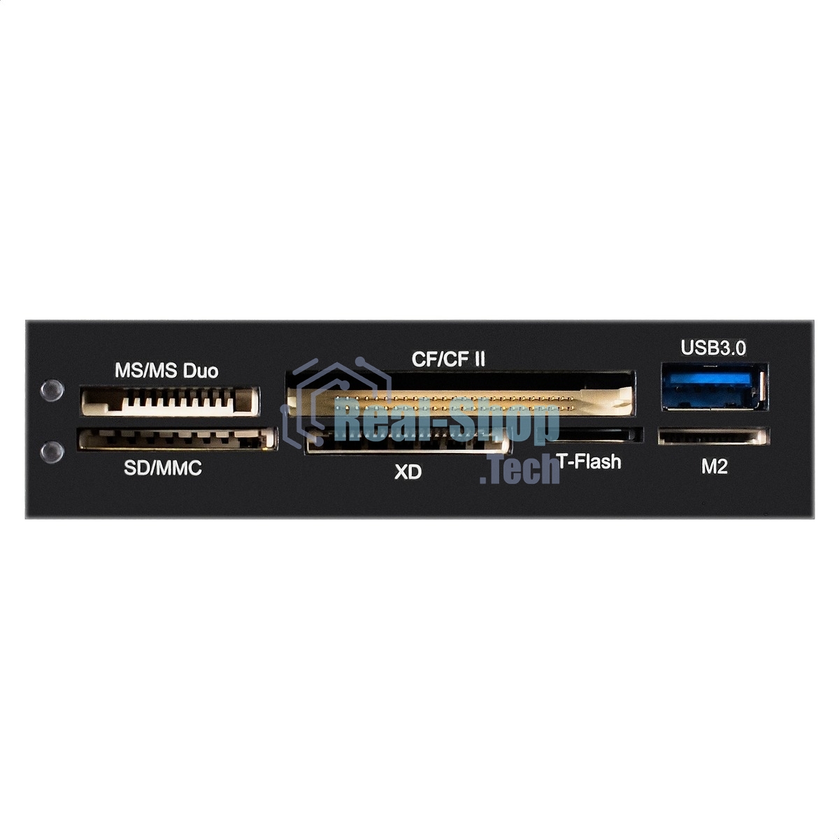 Кард-ридер ExeGate CR-611U3/черный/SD/SDHC/SDXC/MMC/microSD/T-Flash/CF/MS/MS micro/XD/USB 3.0/металл/пластик