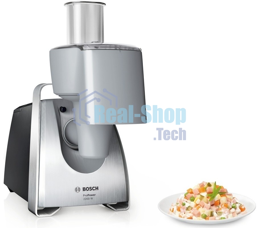 Мясорубка электрическая Bosch MFW68680 черный, 2200 Вт, 4.3 кг/мин, реверс, защита от перегрузки, насадки - 5