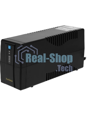 Источник бесперебойного питания ExeGate Power Back BNB-600.LED.AVR.C13.RJ / 600 ВА / 360 Вт / 4 x IEC 320 C13