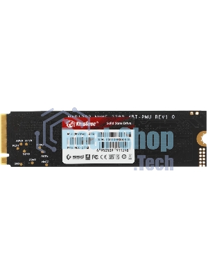 Накопитель SSD KingSpec NX-2Tb, 2000Gb, PCIe 3.0 x4, M.2 2280, NVMe, R/W 3400/3100
