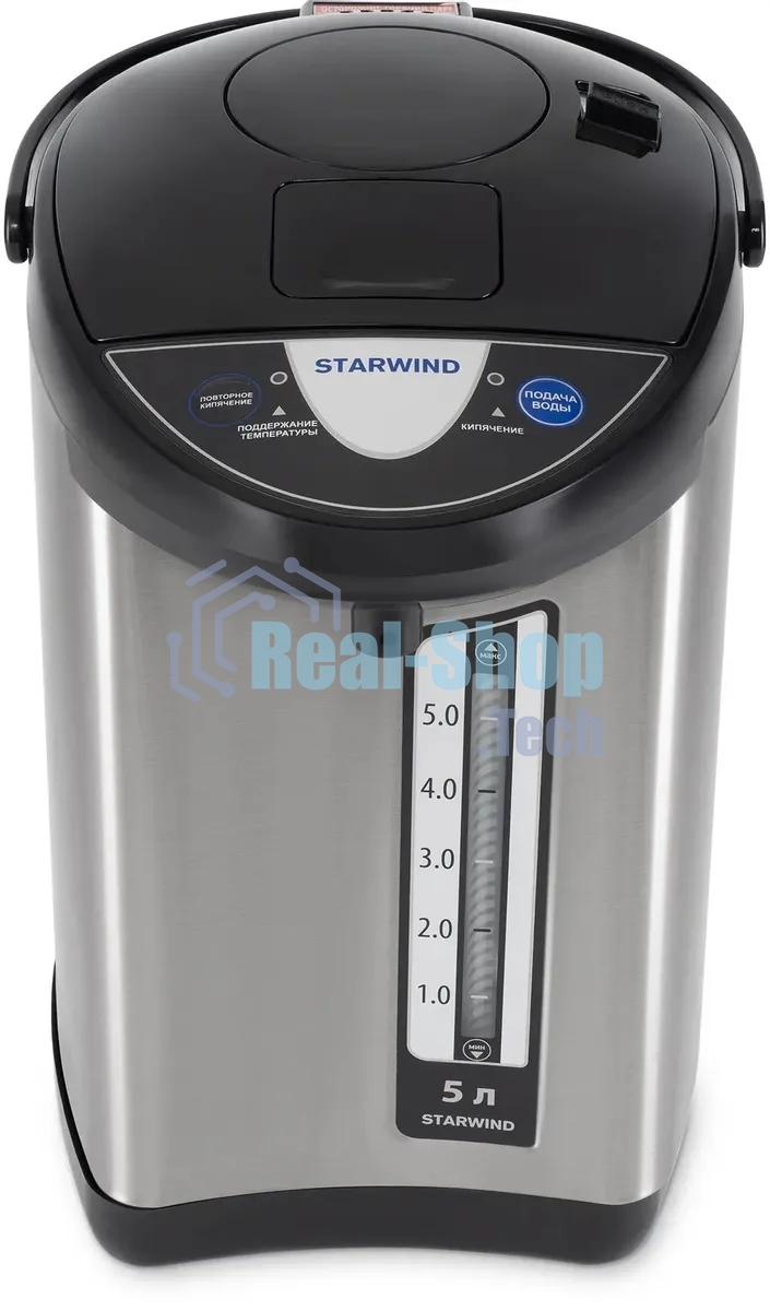 Термопот Starwind STP5741 5л. 800Вт серебристый/черный