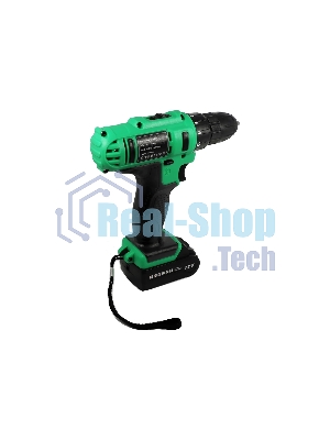 Дрель-шуруповерт Zitrek Greenpower 12-Li 063-4074, 12 В, 1,5 Ач, 32 Нм, щеточный