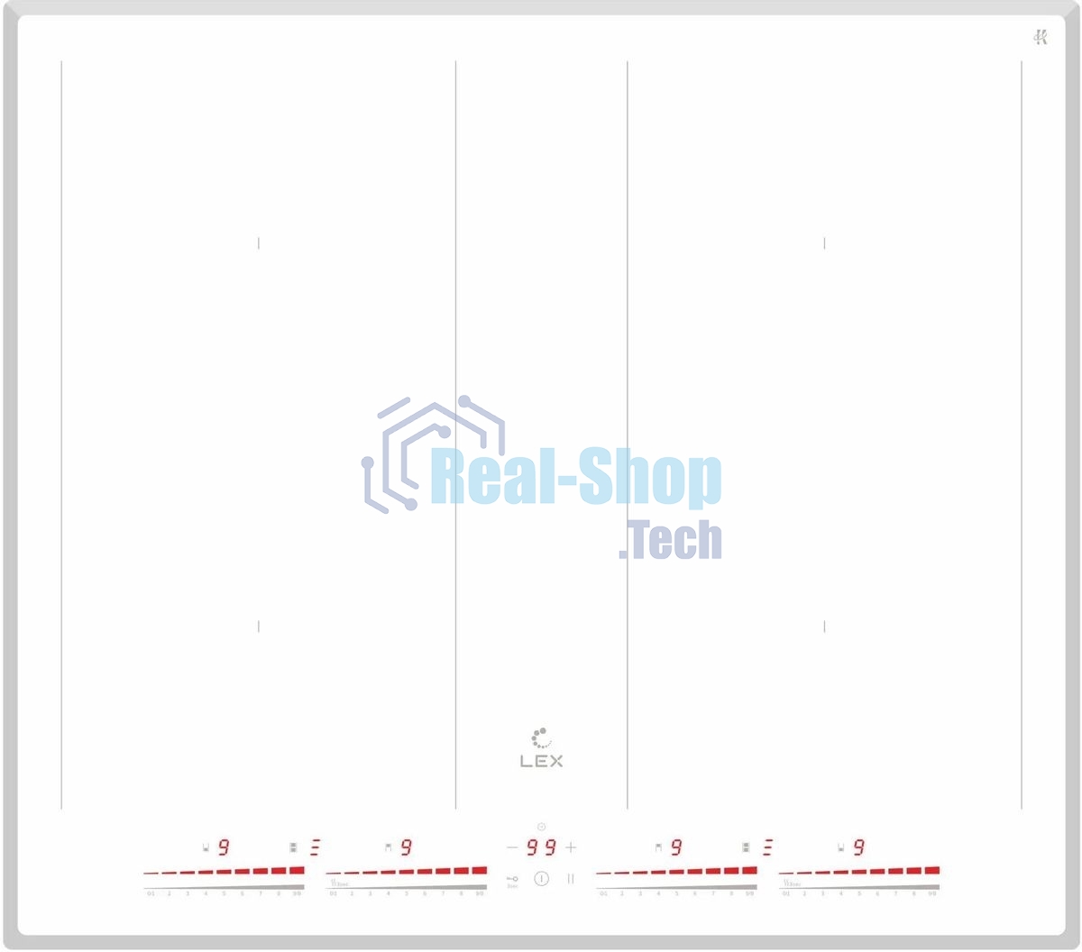 Индукционная варочная панель Lex EVI 641C WH белый