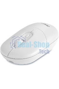 Мышь беспроводная Acer OMR301 белый, 1600 dpi, радиоканал, Bluetooth, USB, кнопки - 4