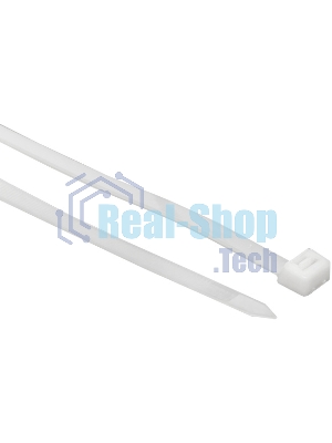 Хомут кабельный 4.8х300 нейл. бел. (уп. 100 шт) EKF plc-c-4.8x300