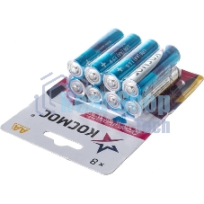 Элемент питания алкалиновый AA/LR06 BP-8 (блист.8шт) Космос KOCLR6BL8