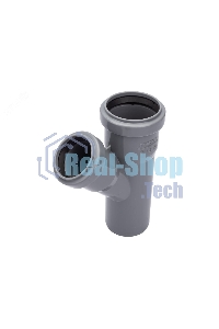 Тройник канализационный Политэк 45 град. 50 х 40 205445