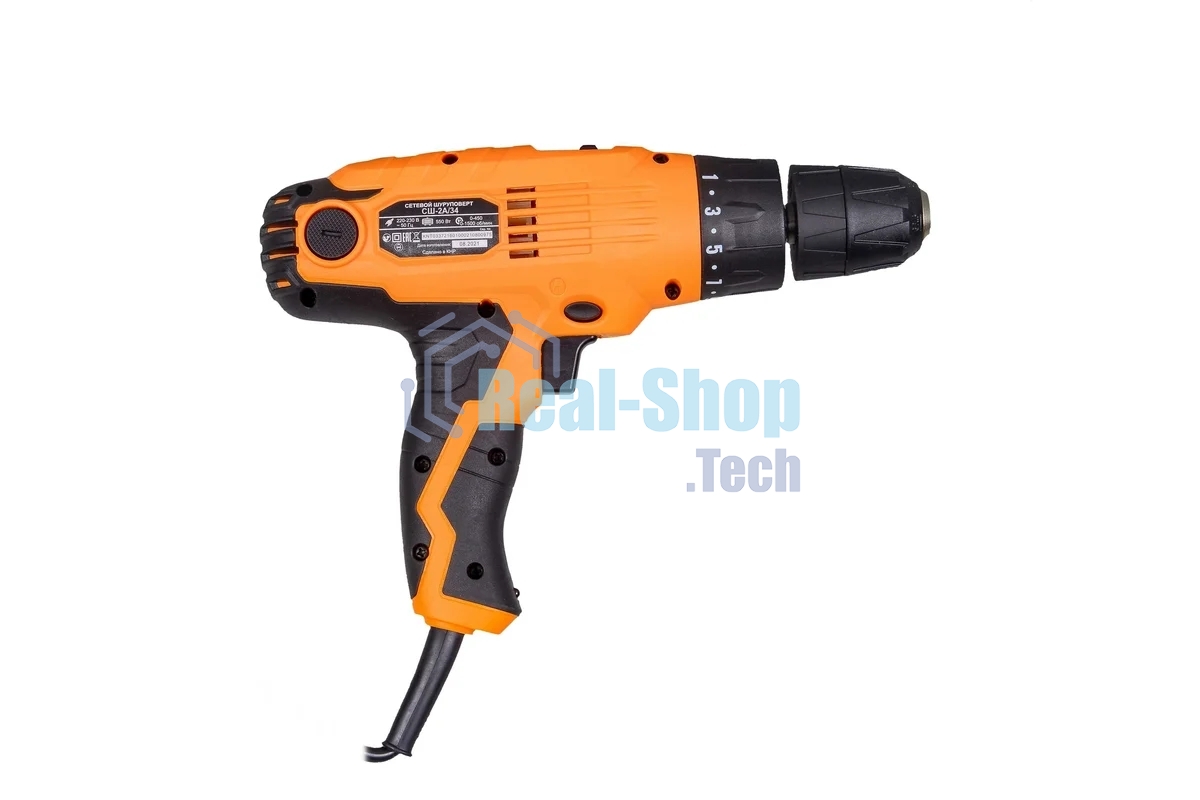 Шуруповерт Вихрь СШ-2А/34 72/16/3, Сетевой, 550 Вт