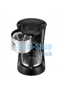 Кофеварка капельная Ufesa CG7125 Capriccio 12 DelUX черный/серебристый, исп. кофе - молотый, 1.2 л, 680 Вт.