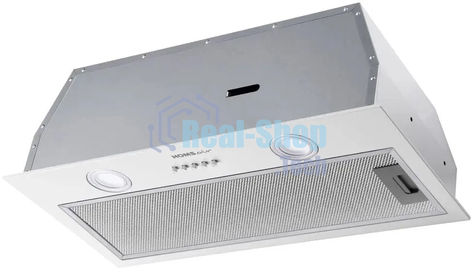 Вытяжка встраиваемая HOMSair Fleet 60 белый, 59.8 см, 520 куб. м/ч, 50 дБ