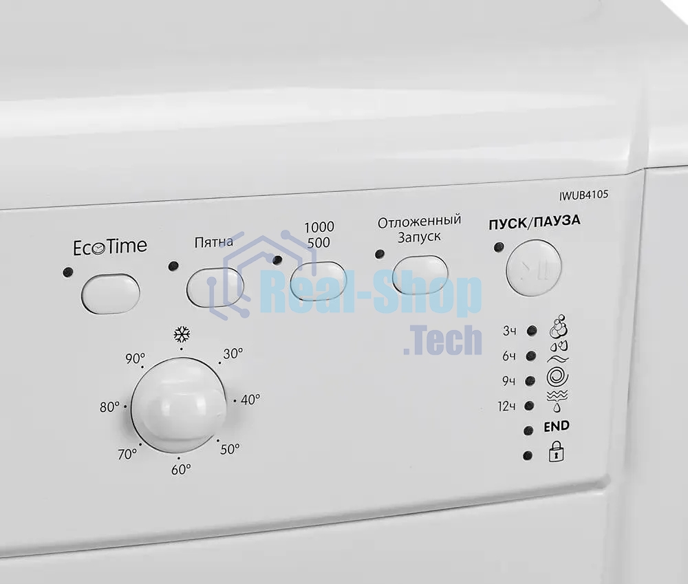 Стиральная машина Indesit IWUB 4105 белый, загр. фронтальная макс.: 4 кг 1000 об/мин класс: А