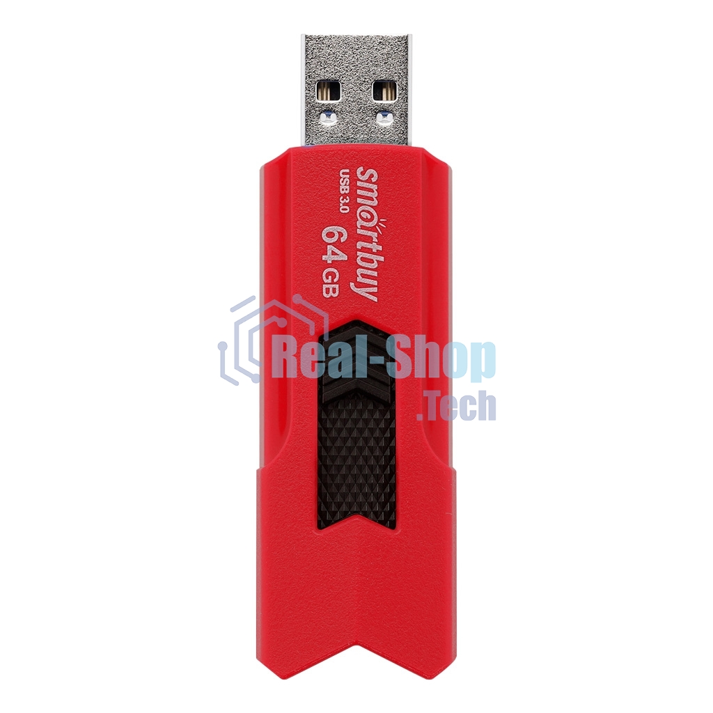 Флешка USB 64 Gb USB USB 3.0 Smartbuy STREAM красный (SB64 GbST-R3)